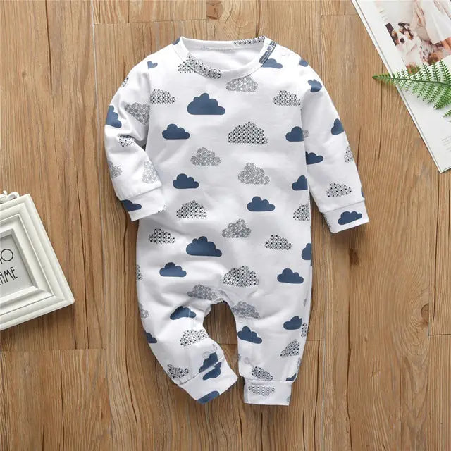Newborn Baby Boys and Girls Romper Jumpsuit Outfit
