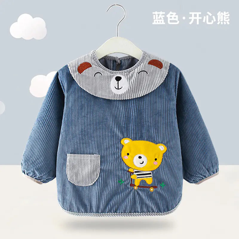 Waterproof Full-Sleeve Bib for Kids and Babies