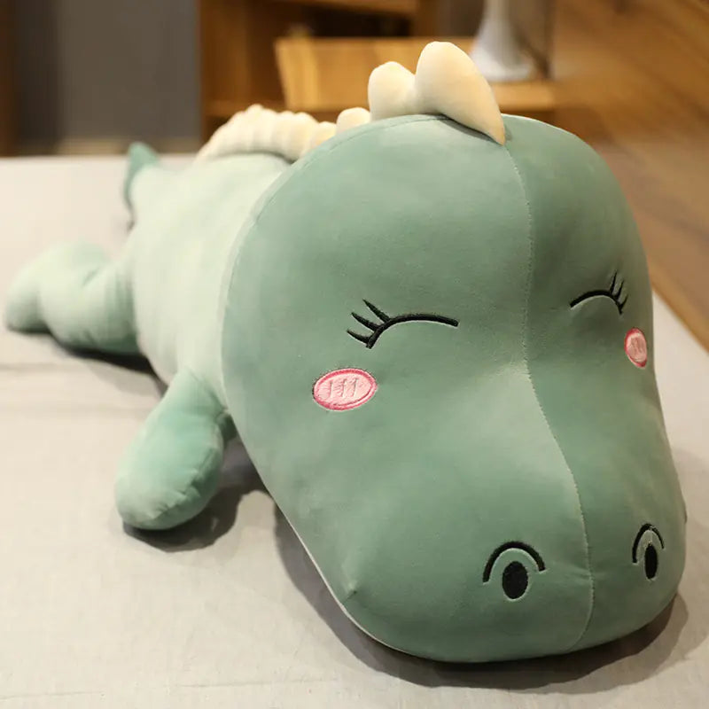 Cute Dinosaur Plush Toy Pillow for Sleeping (Large)