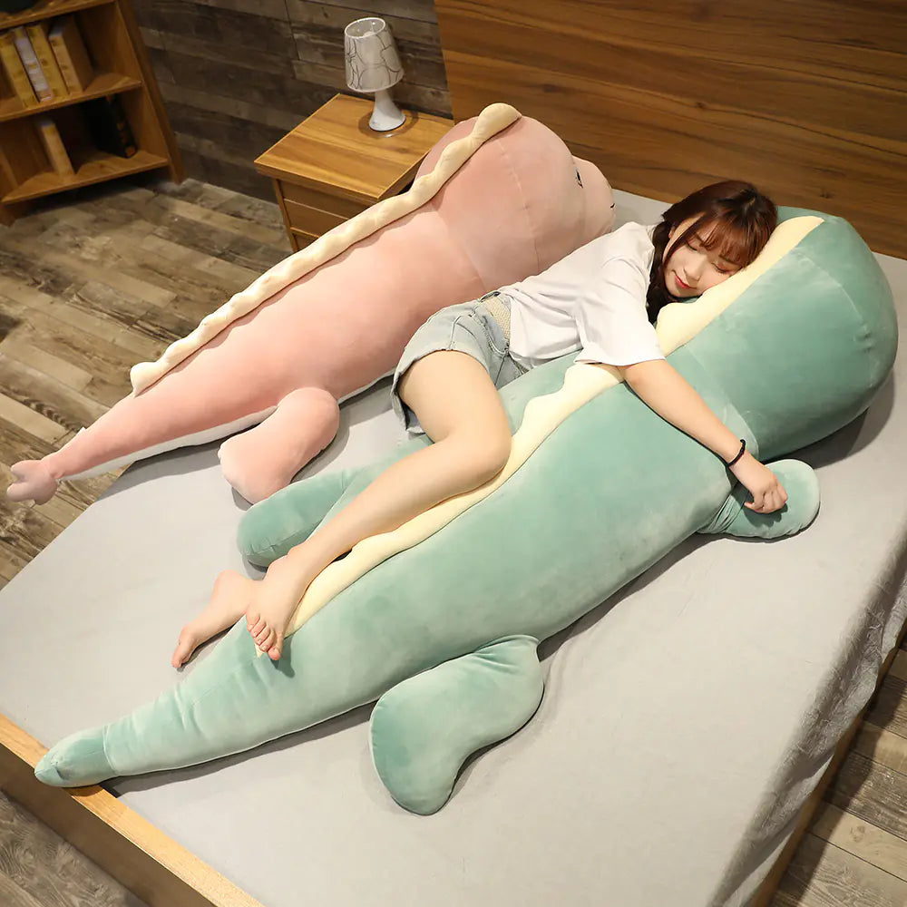 Cute Dinosaur Plush Toy Pillow for Sleeping (Large)