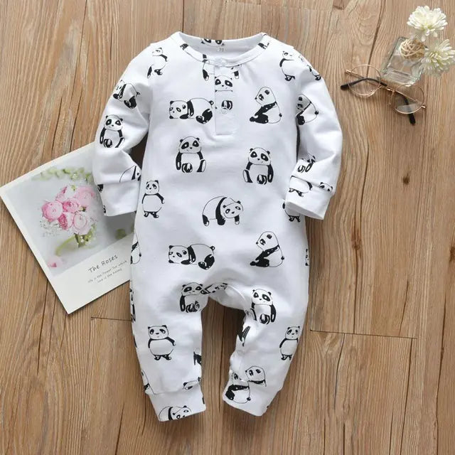 Newborn Baby Boys and Girls Romper Jumpsuit Outfit
