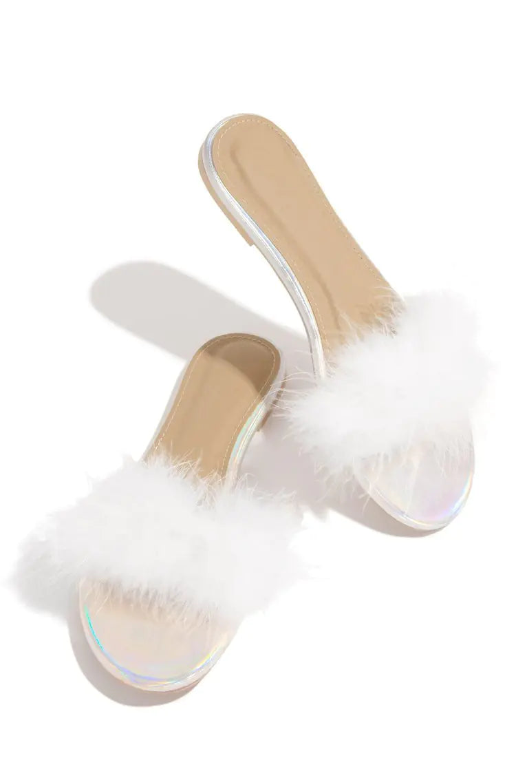 Plush Sandals and Slippers for Fashionable Ladies