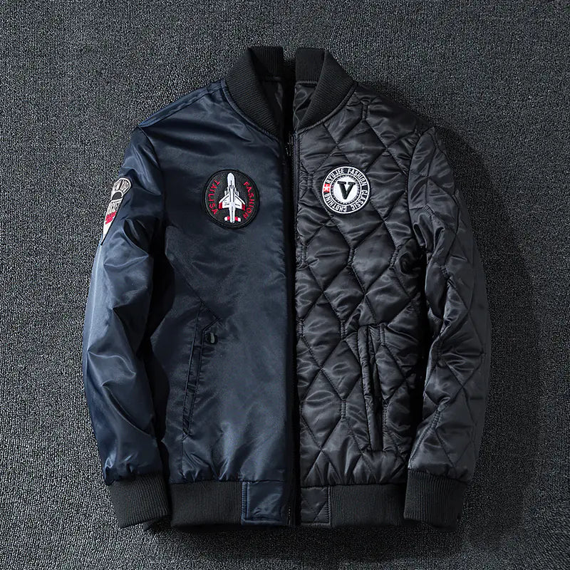 Men's Air Force MA1 Pilot Jacket - Trendy Double-Sided