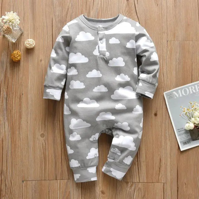 Newborn Baby Boys and Girls Romper Jumpsuit Outfit