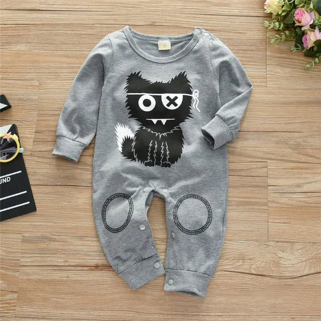 Newborn Baby Boys and Girls Romper Jumpsuit Outfit