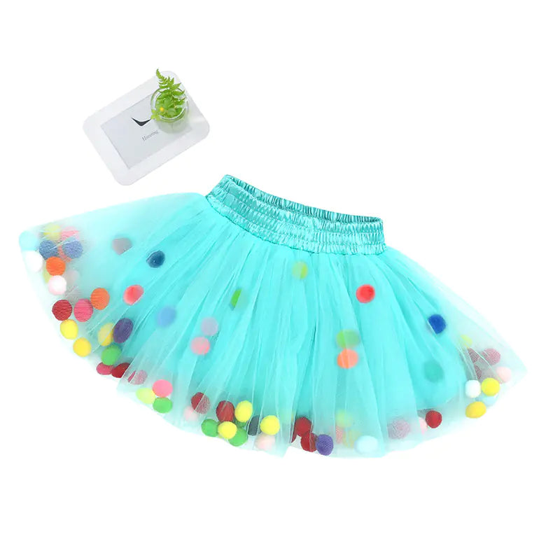 Fluffy Princess Dress with All-Match Net Yarn Skirt