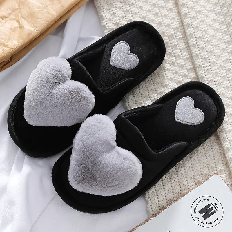 Warm Non-Slip Cotton Slippers for Women