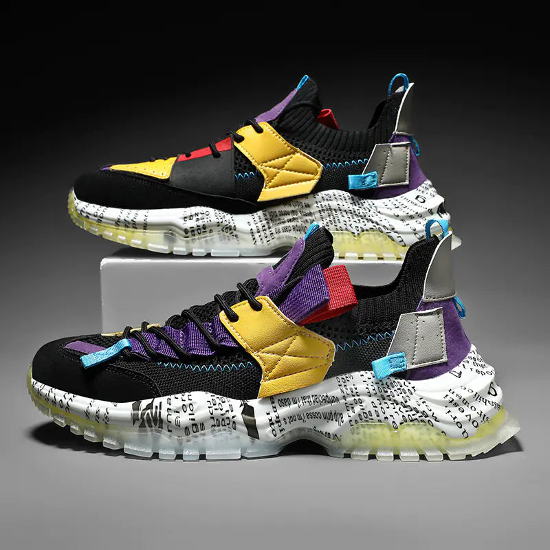 Men's Casual Sports Sneakers - Breathable Dad Shoes
