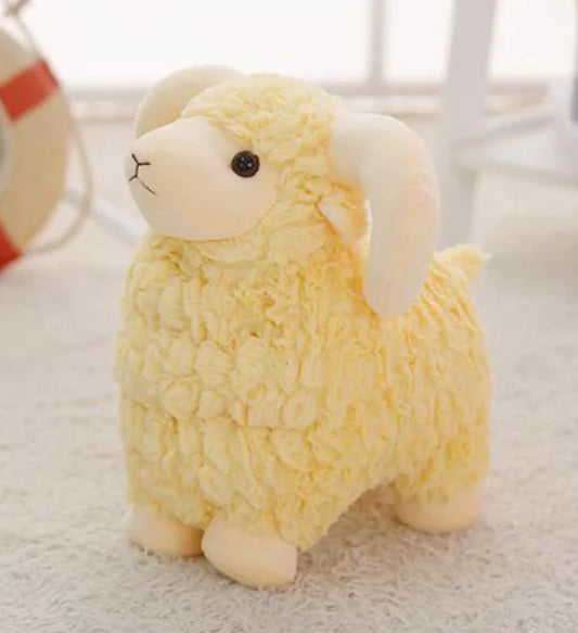 Cute Sheep Plush Stuffed Toy Doll (Single Item)