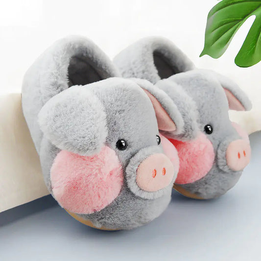 Cute Pig Slippers for Warm and Non-Slip Comfort