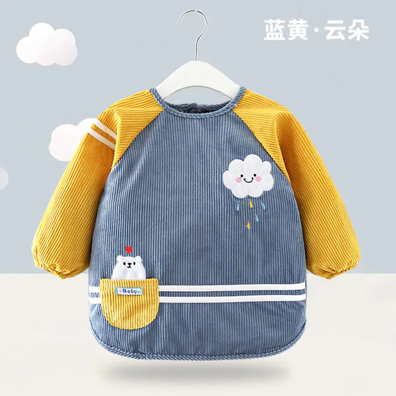 Waterproof Full-Sleeve Bib for Kids and Babies