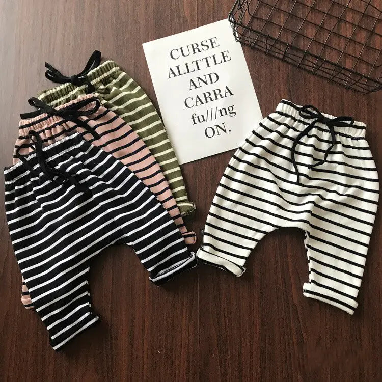 Striped Harem Pants for Infants and Toddlers