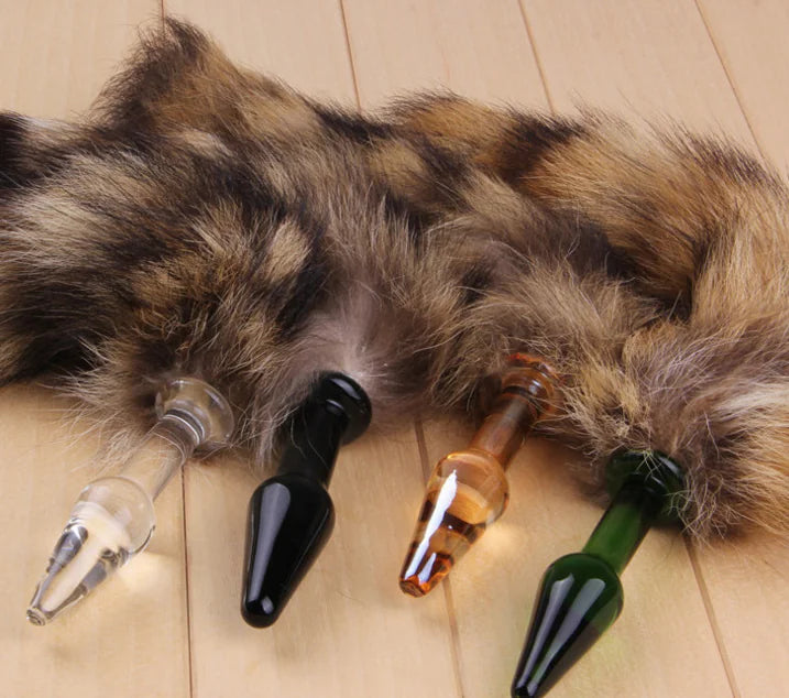 Fox Tail Glass Anal Plug - Sensual Pleasure Toy