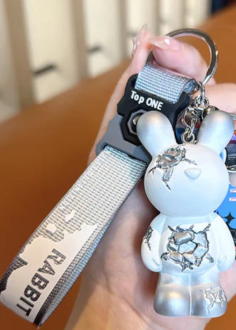 Exquisite Cartoon Destruction Rabbit Keychain Pendant
